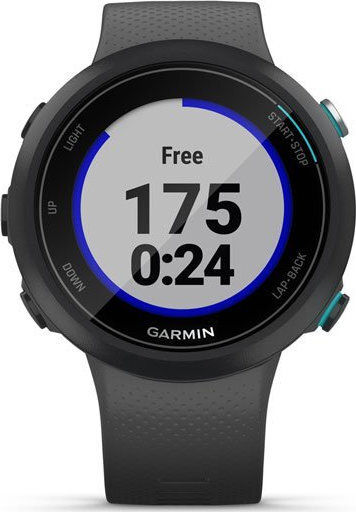 Garmin Swim 2 42mm Waterproof Smartwatch with Heart Rate Monitor (Slate) vista 5