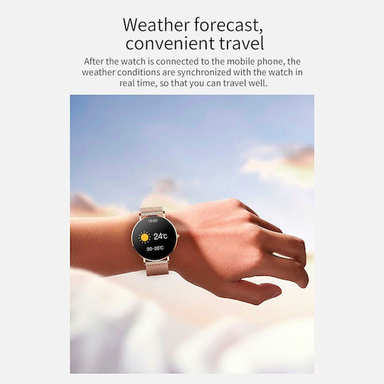 Aoke T8 Smartwatch with Heart Rate Monitor (Rose Gold) Ansicht 6
