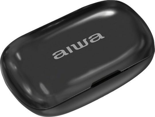 Aiwa EBTW-850 In-ear Bluetooth Handsfree Earphones with Sweat Resistance and Charging Case Black view 4