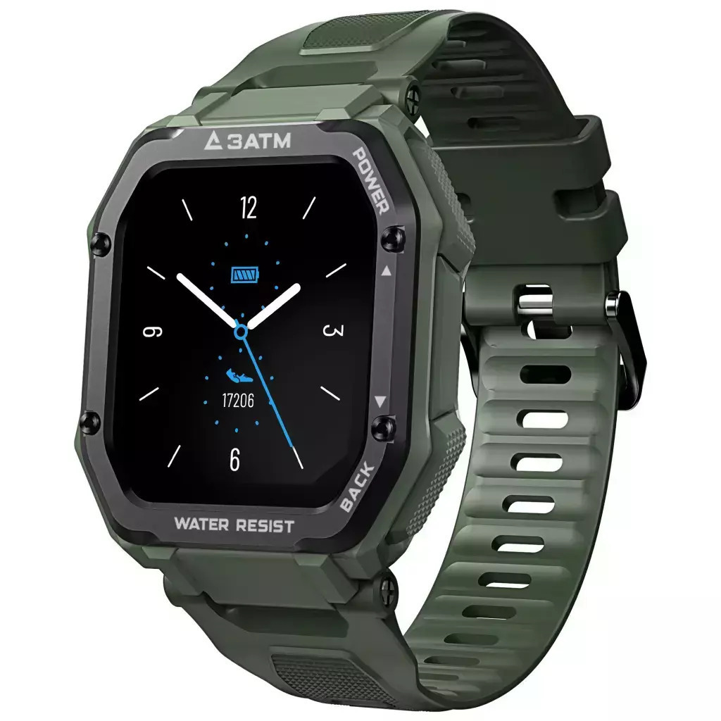Moye Kairos 43mm Smartwatch (Green) view 1