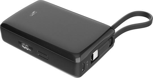 Silicon Power CP10 Power Bank 10000mAh 20W with USB-A Port and USB-C Port Black view 2