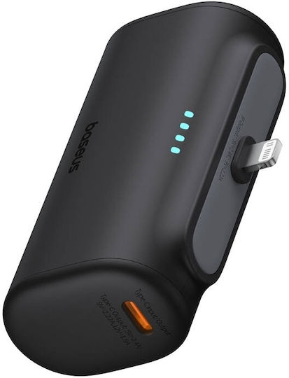 Baseus Compact Lightning Edition Power Bank 5000mAh 20W Black view 5