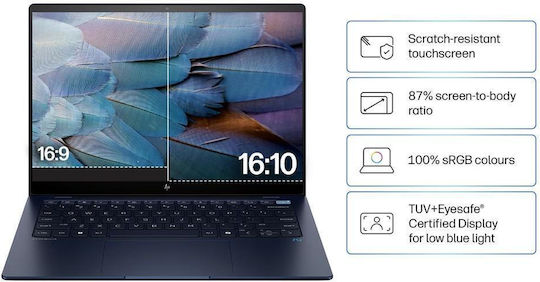 HP EliteBook Ultra G1q 14" IPS Touchscreen (Snapdragon-X Elite/16GB/1TB SSD/W11 Pro) (US Keyboard) view 8