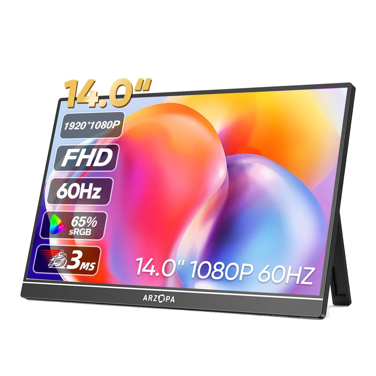 Arzopa A1S IPS HDR Portable Monitor 14" FHD 1920x1080