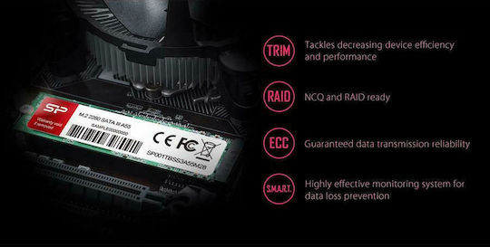 Silicon Power A55 SSD 1TB M.2 Type with SATA III Connection SP001TBSS3A55M28 view 4