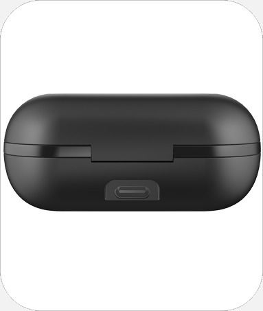 Boya BY-AP1 In-ear Bluetooth Handsfree Earphones with Charging Case Black view 3