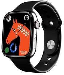 HS8 Plus Smartwatch with Heart Rate Monitor (Black)