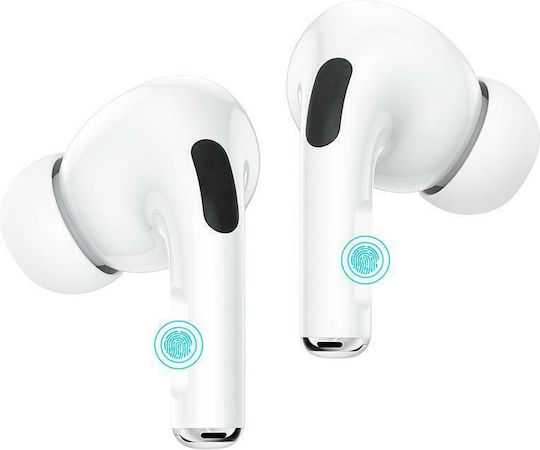 Hoco EW04 Plus In-ear Bluetooth Handsfree Earphones with Charging Case White view 6