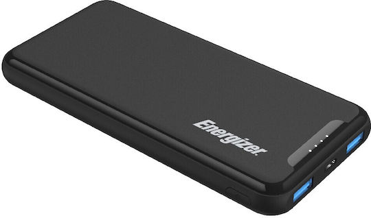Energizer UE10052PQ Power Bank 10000mAh 18W with 2 USB-A Ports and USB-C Port Power Delivery / Quick Charge 3.0 Black view 4