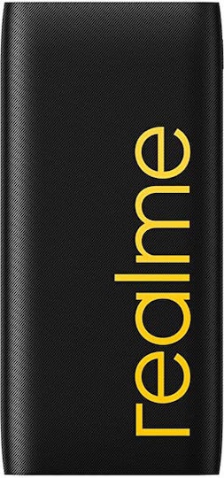 Realme 3i Power Bank 10000mAh 12W with 2 USB-A Ports Black view 2