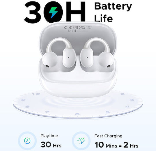 Ugreen HiTune S6 In-ear Bluetooth Handsfree Earphones White view 2