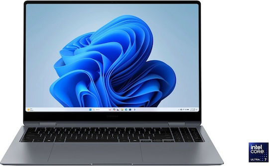 Samsung Galaxy Book4 Pro 360 16" Touchscreen 120Hz (Ultra 7-155H/16GB/1TB SSD/W11 Home) Moonstone Gray (US Keyboard) view 3