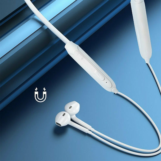 Dudao U5B In-ear Bluetooth Handsfree Earphones White view 5