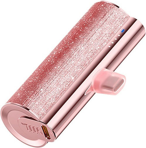 Veger W0573 Power Bank 5000mAh 20W with USB-C Port Power Delivery Pink view 2