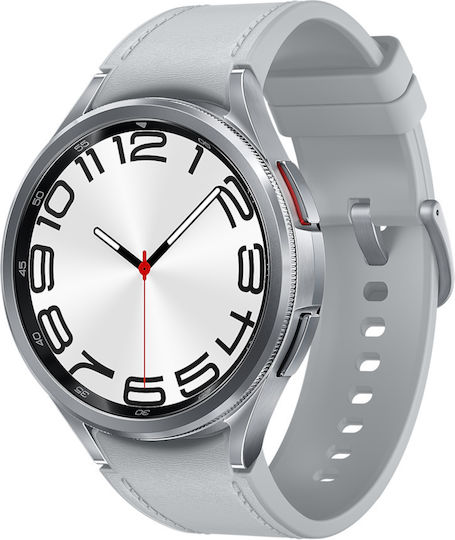 Samsung Galaxy Watch6 Classic LTE Stainless Steel 47mm Waterproof with eSIM and Heart Rate Monitor (Silver) view 2
