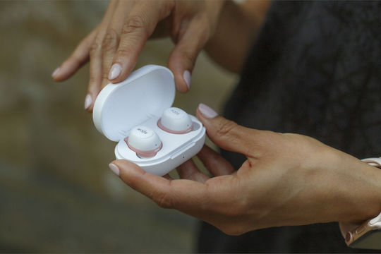 Boompods Boombuds GS Bluetooth Handsfree Earphones with Sweat Resistance and Charging Case White view 4