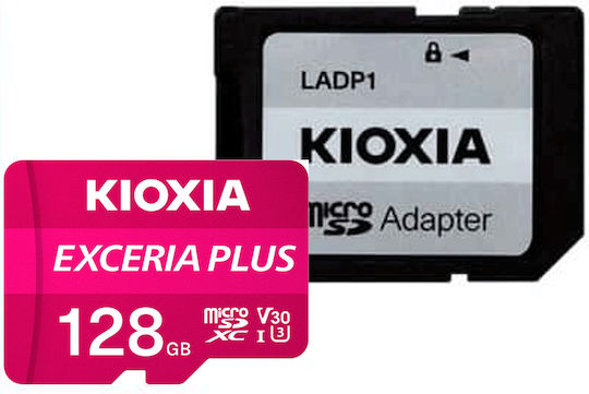 Kioxia Exceria Plus microSDXC 128GB Class 10 U3 V30 A1 UHS-I view 4