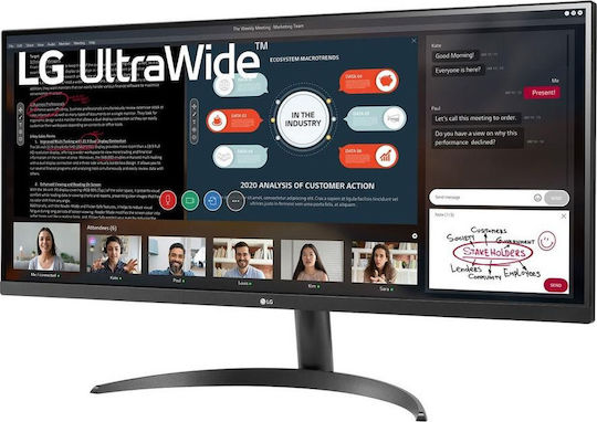 LG 34WP500-B Ultrawide IPS HDR Monitor 34" FHD 2560x1080 with Response Time 5ms GTG view 2