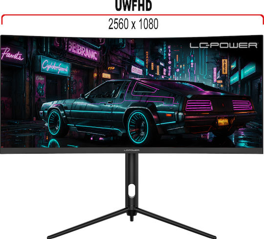 LC-Power LC-M30UWFC Ultrawide VA Curved Gaming Monitor 29.5" FHD 2560x1080 200Hz with Response Time 1ms GTG view 6