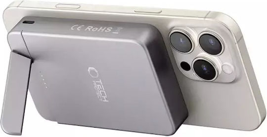 Tech-Protect PB15 MagSafe Power Bank 10000mAh 15W with USB-C Port Gray vista 7