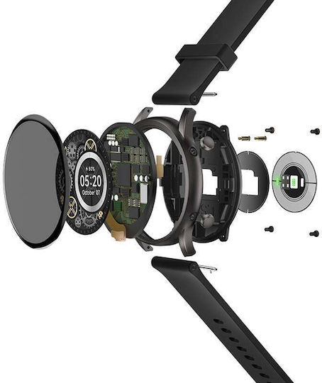 Haylou RT2 LS10 46mm Smartwatch with Heart Rate Monitor (Black) view 6