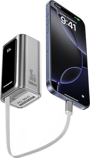 Riversong Vision 35 Power Bank 10000mAh 35W with USB-A Port and USB-C Port Silver vue 3