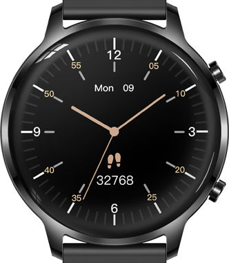 Jaga JS16 Smartwatch with Heart Rate Monitor (Black) view 3