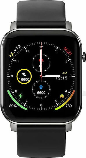 Kospet GTO Aluminium 45mm Waterproof Smartwatch with Heart Rate Monitor (Black) view 2