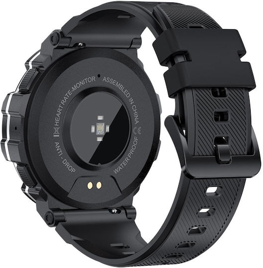 Pg666 1.39 Inch Tft Screen Bluetooth Call Smart Watch Support Heart Rate Blood Pressure Monitoring Black Silver vue 3