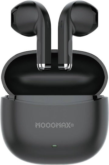 Moogmax MX-EP43 Earbud Bluetooth Handsfree Earphones with Charging Case Black view 1