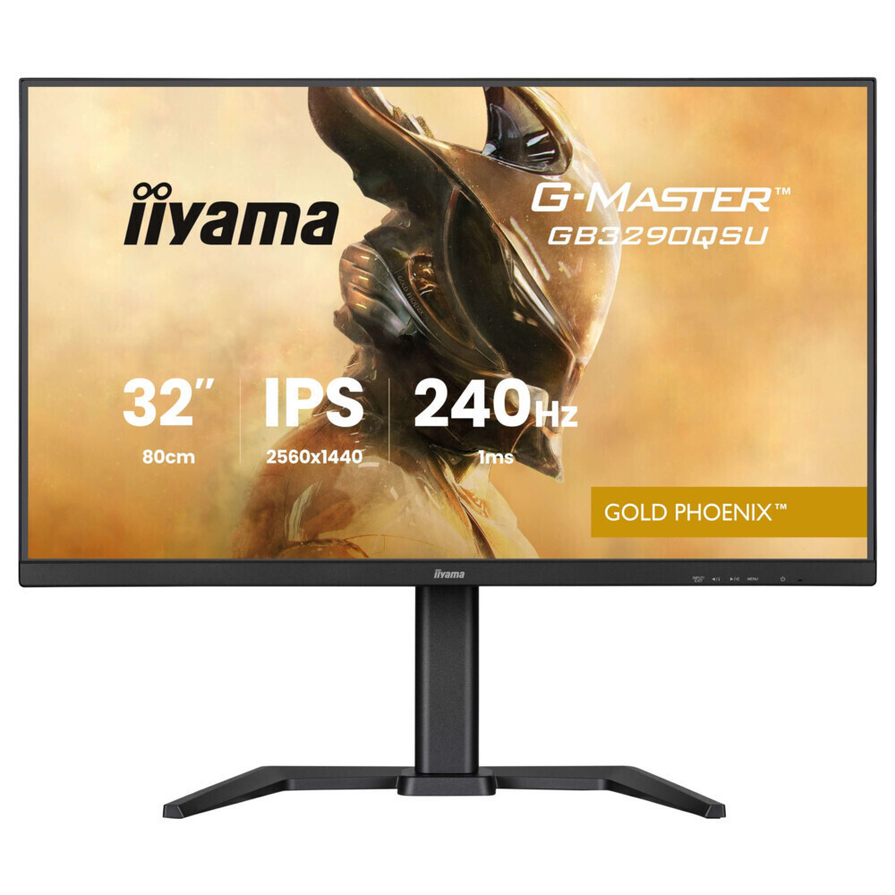 Iiyama G-Master GB3290QSU-B1 IPS Gaming Monitor 31.5" QHD 2560x1440 240Hz view 3