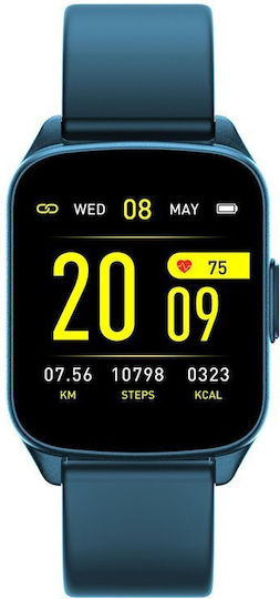 G.Rossi SG004D Smartwatch with Heart Rate Monitor (Blue/Blue) view 1