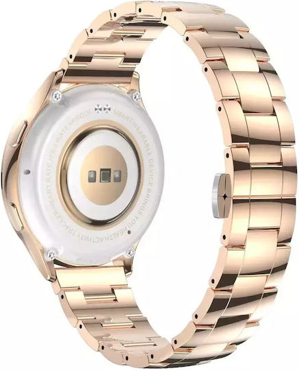 Nubi AK53 Smartwatch with Heart Rate Monitor (Rose Gold) view 3