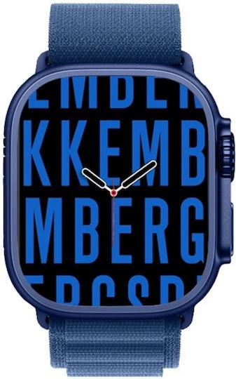 Bikkembergs BK13-11N Aluminium Smartwatch with Heart Rate Monitor (Blue)