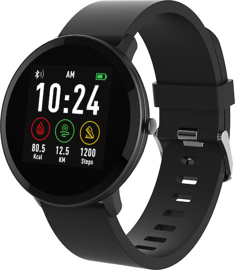 Blaupunkt BLP5350-133 Smartwatch with Heart Rate Monitor (Black)