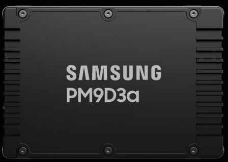 Samsung PM9D3a SSD 3.8TB 2.5'' PCI Express 5.0 view 3