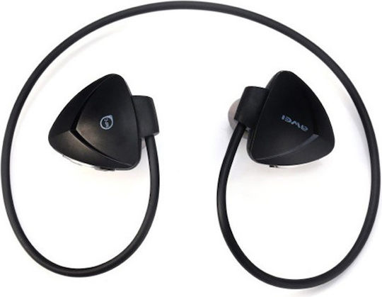 Awei A840BL In-ear Bluetooth Handsfree Earphones with Sweat Resistance Black view 3