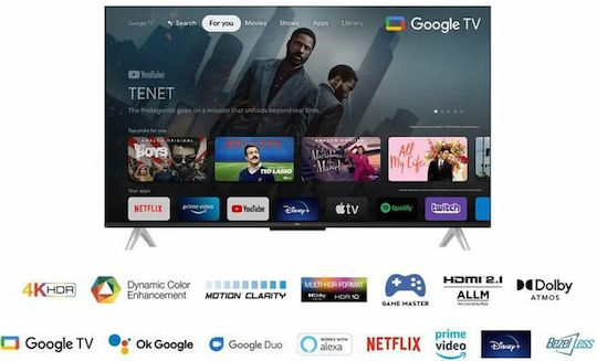 TCL Smart Television 43" 4K UHD LED 43P637 HDR (2022) view 2