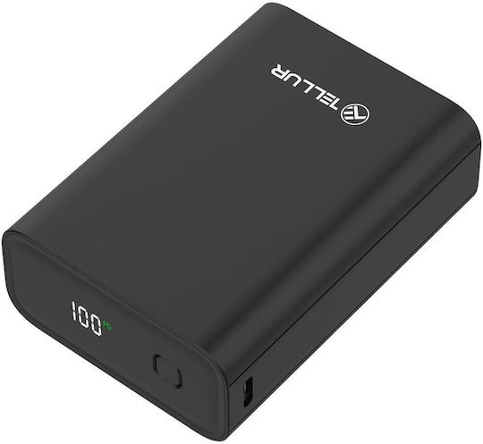 Tellur Compact Pro Power Bank 20000mAh 22.5W with USB-C Port Power Delivery Black view 2