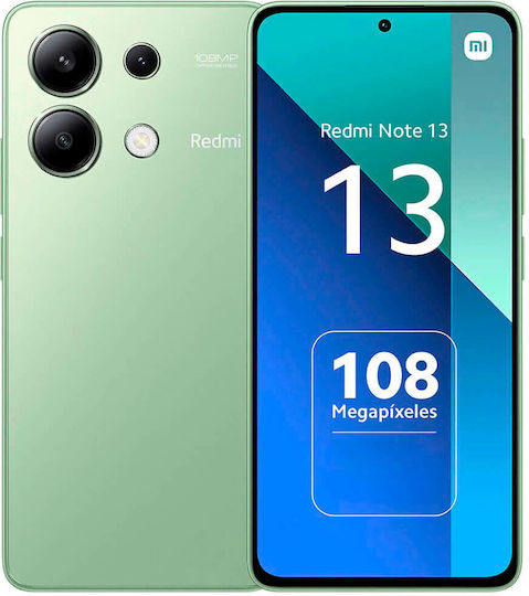 Xiaomi Redmi Note 13 4G NFC Dual SIM (8GB/512GB) Mint Green view 2
