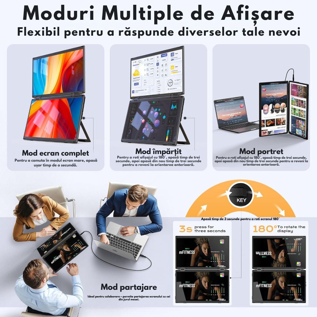 Qova Arzopa Z1 FC Dual IPS Portable Monitor 15.6" FHD 1920x1080 view 6