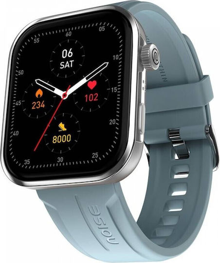 Noise Pro 5 Max Smartwatch with Heart Rate Monitor (Blue)