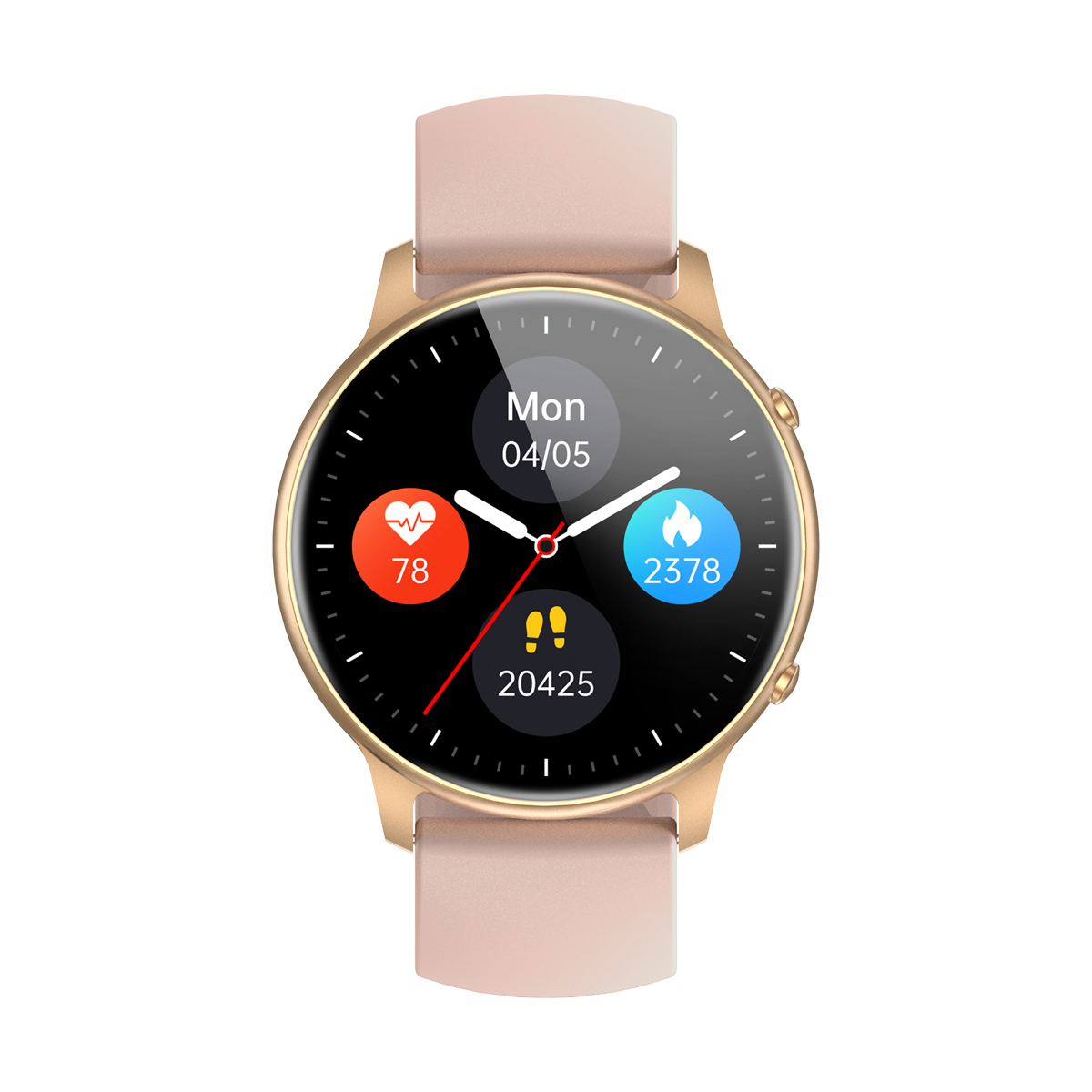 ISP LikeSmart eXtremeFiT Pro Aluminium Smartwatch with Heart Rate Monitor (Pink Gold) view 6