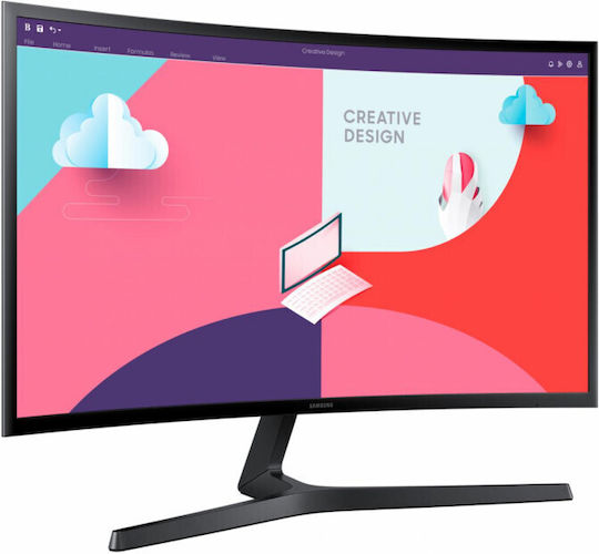 Samsung S24C366EA VA Curved Monitor 24" FHD 1920x1080 with Response Time 4ms GTG view 7