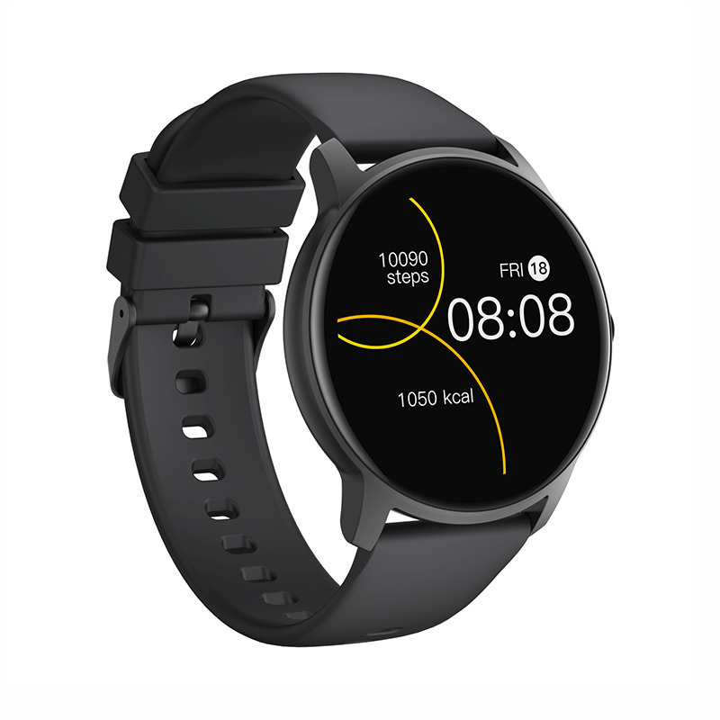 LikeSmart OkFiT Aluminium Smartwatch with Heart Rate Monitor (Snow Black) view 9
