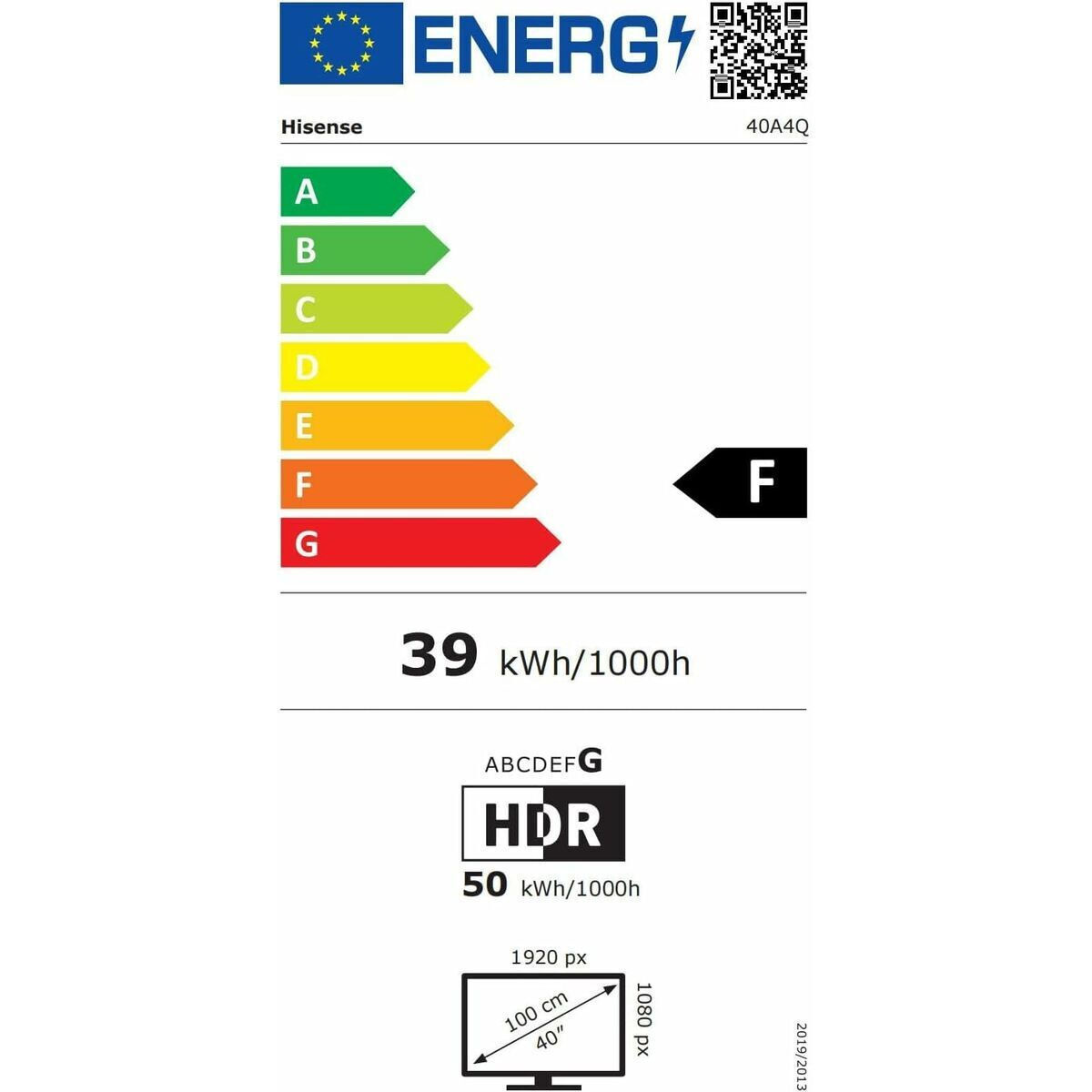 Hisense Smart Television 40" Full HD LED A4Q (2025) view 2