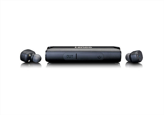 Lenco EPB-440 In-ear Bluetooth Handsfree Earphones with Sweat Resistance and Charging Case Black vue 4