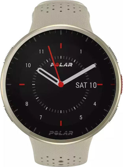 Polar Pacer Pro 45mm Smartwatch with Heart Rate Monitor (Gold Dust) view 2