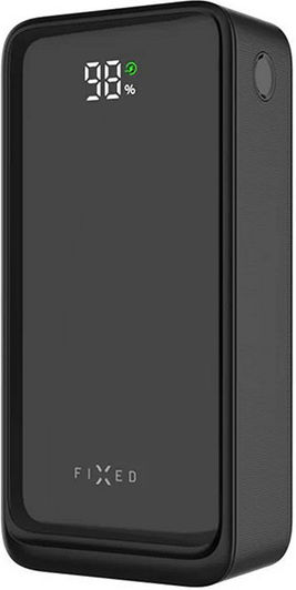 Fixed Zen 2 30 Power Bank 30000mAh 20W with 2 USB-A Ports and USB-C Port Black