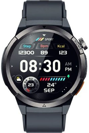 QCY Active GX Watch S12 Aluminium 47mm with Heart Rate Monitor (Black) view 3